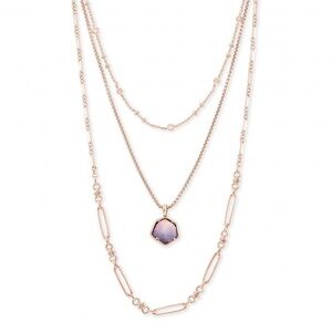 Kendra Scott Vanessa Amethyst Necklace